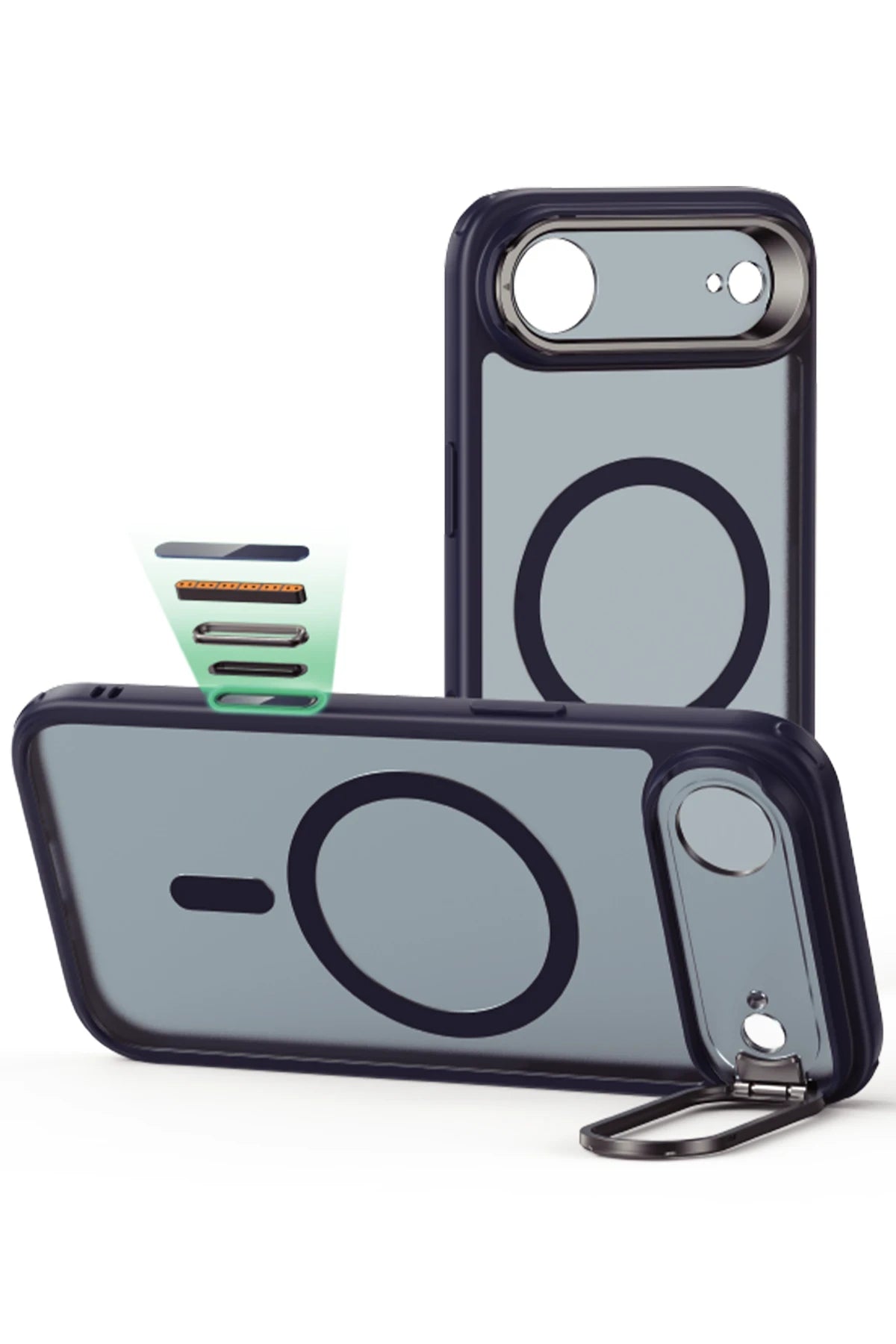 ESR iPhone 17 Air Classic Hybrid Magsafe Standlı Telefon Kılıfı