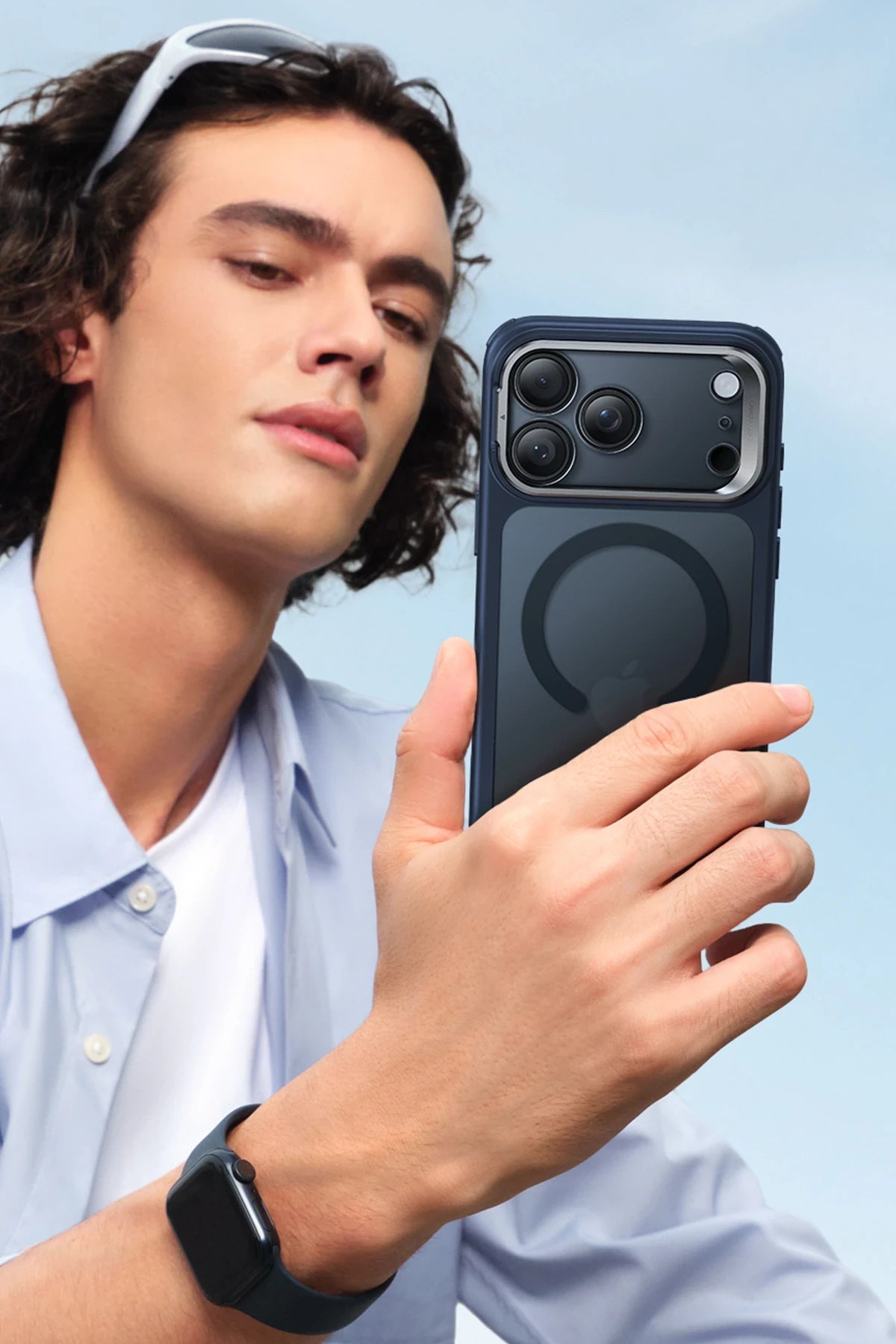 ESR iPhone 17 Air Classic Hybrid Magsafe Standlı Telefon Kılıfı