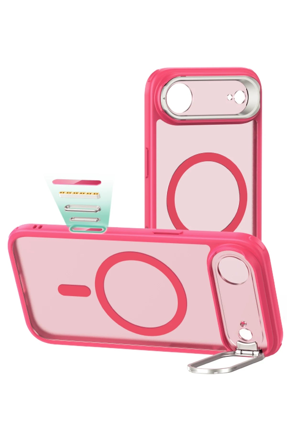 ESR iPhone 17 Air Classic Hybrid Magsafe Standlı Telefon Kılıfı