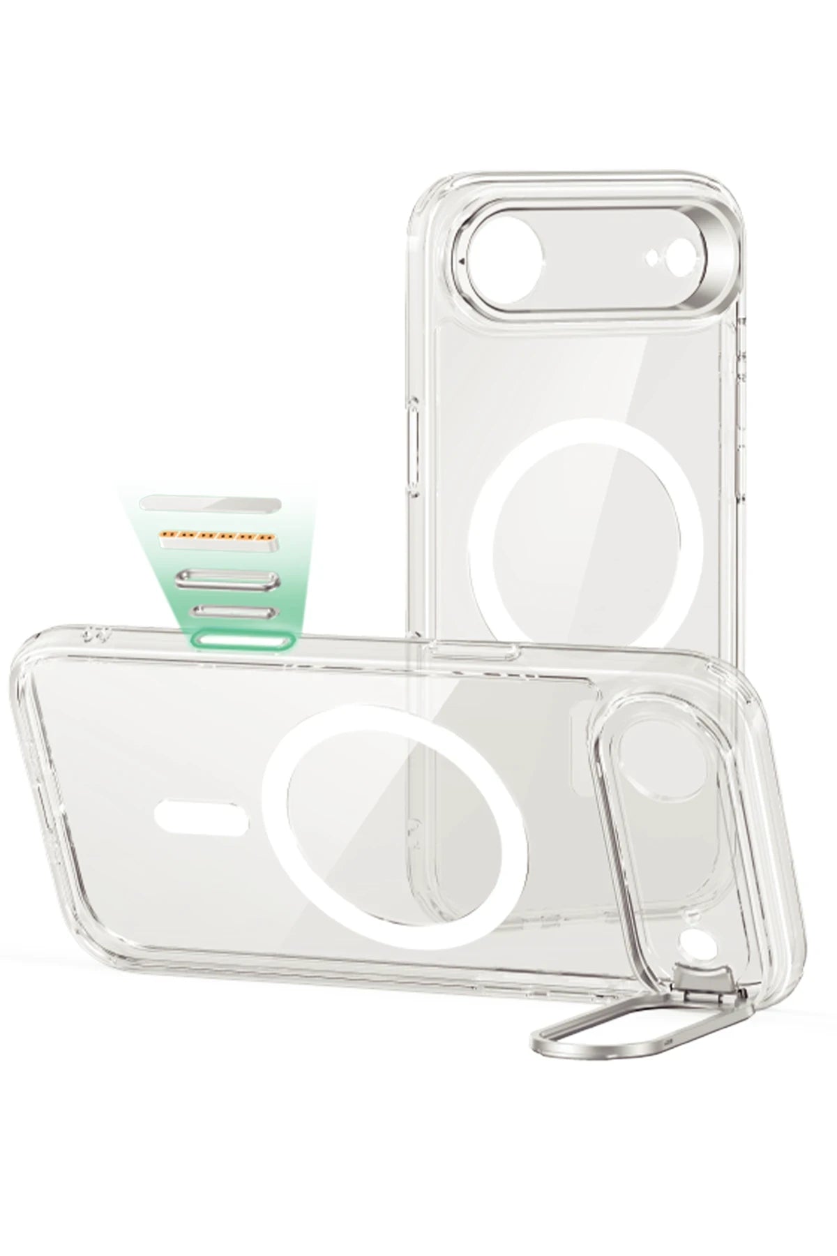 ESR iPhone 17 Air Classic Hybrid Magsafe Standlı Telefon Kılıfı