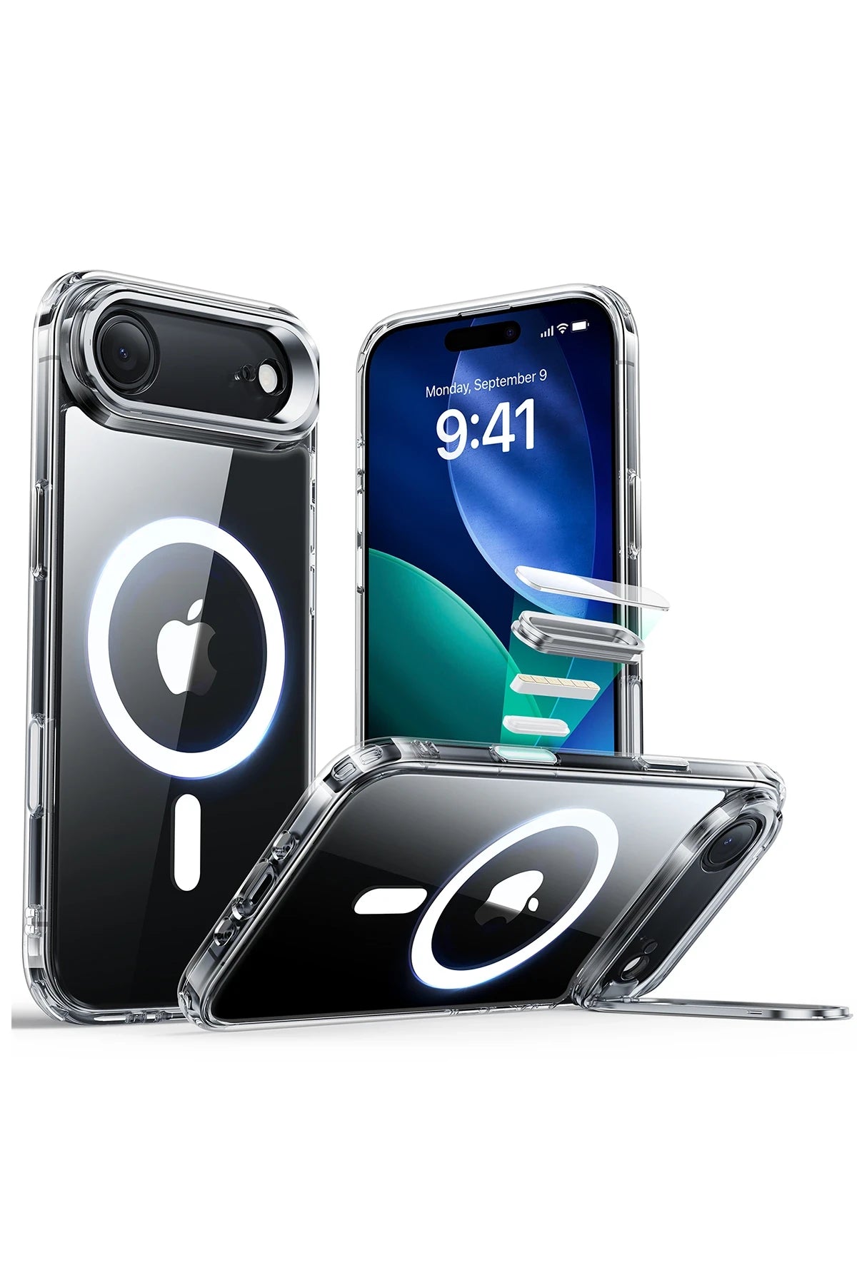 ESR iPhone 17 Air Classic Hybrid Magsafe Standlı Telefon Kılıfı