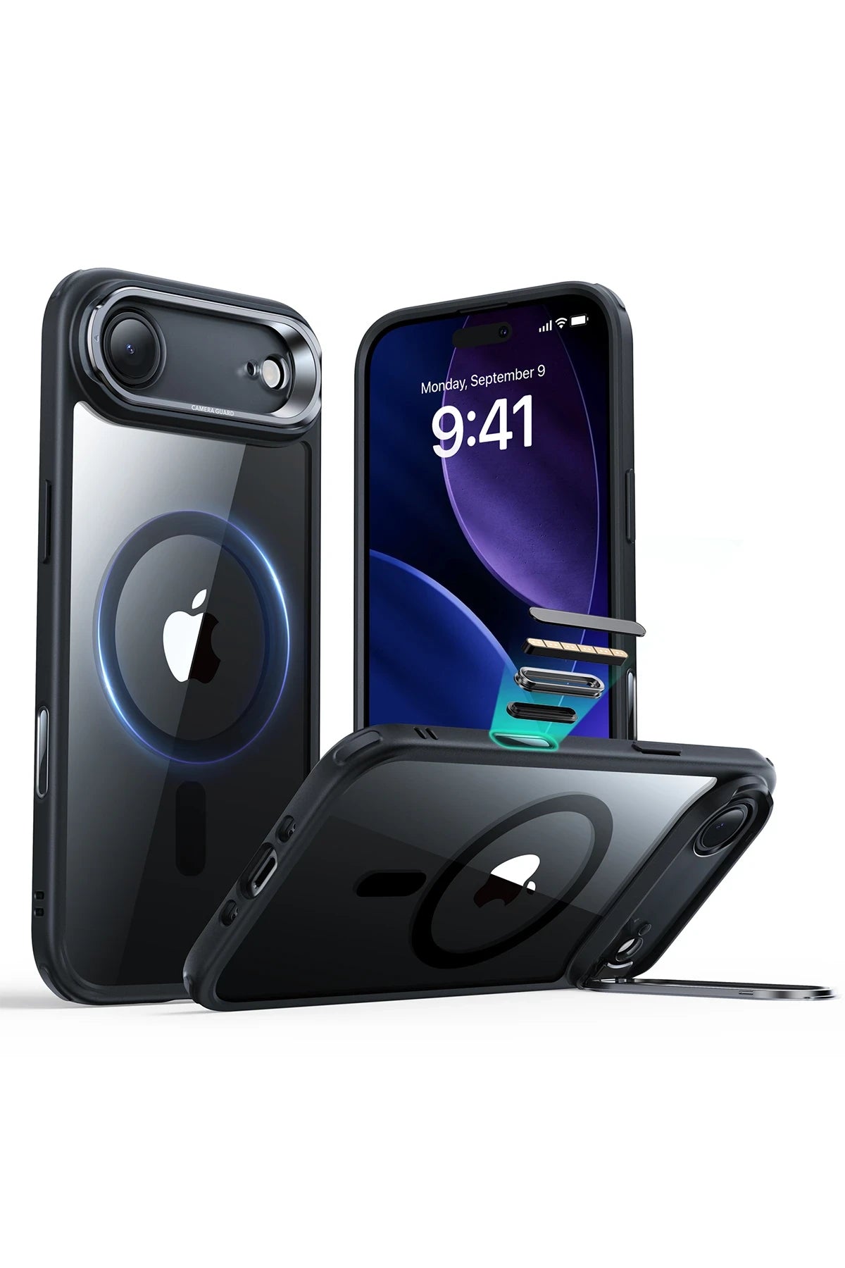 ESR iPhone 17 Air Classic Hybrid Magsafe Standlı Telefon Kılıfı