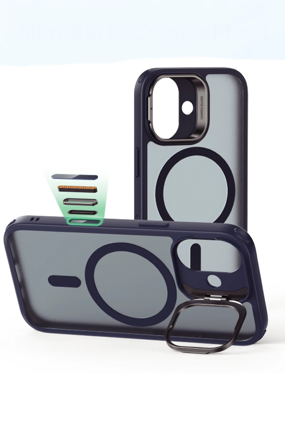 ESR iPhone 17 Classic Hybrid Magsafe Standlı Telefon Kılıfı