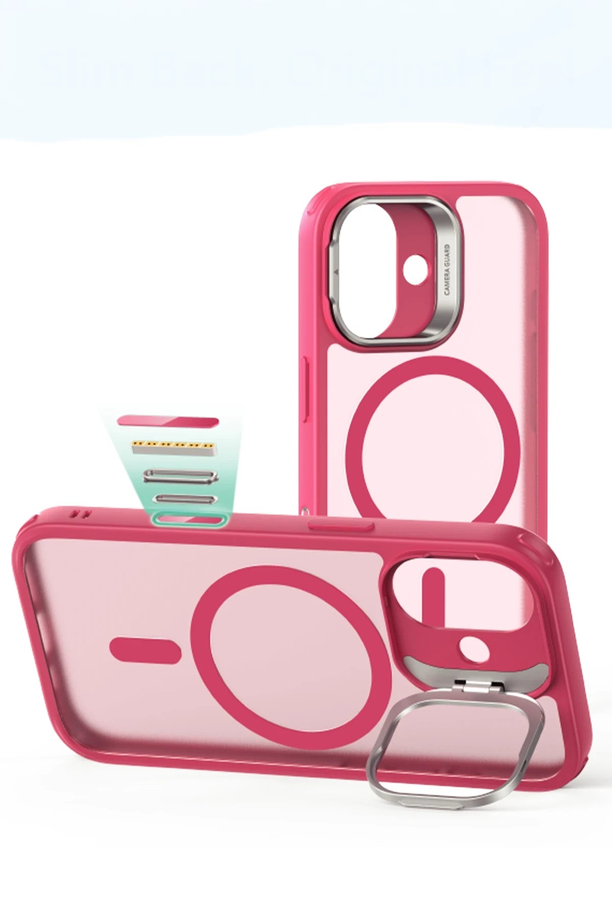 ESR iPhone 17 Classic Hybrid Magsafe Standlı Telefon Kılıfı