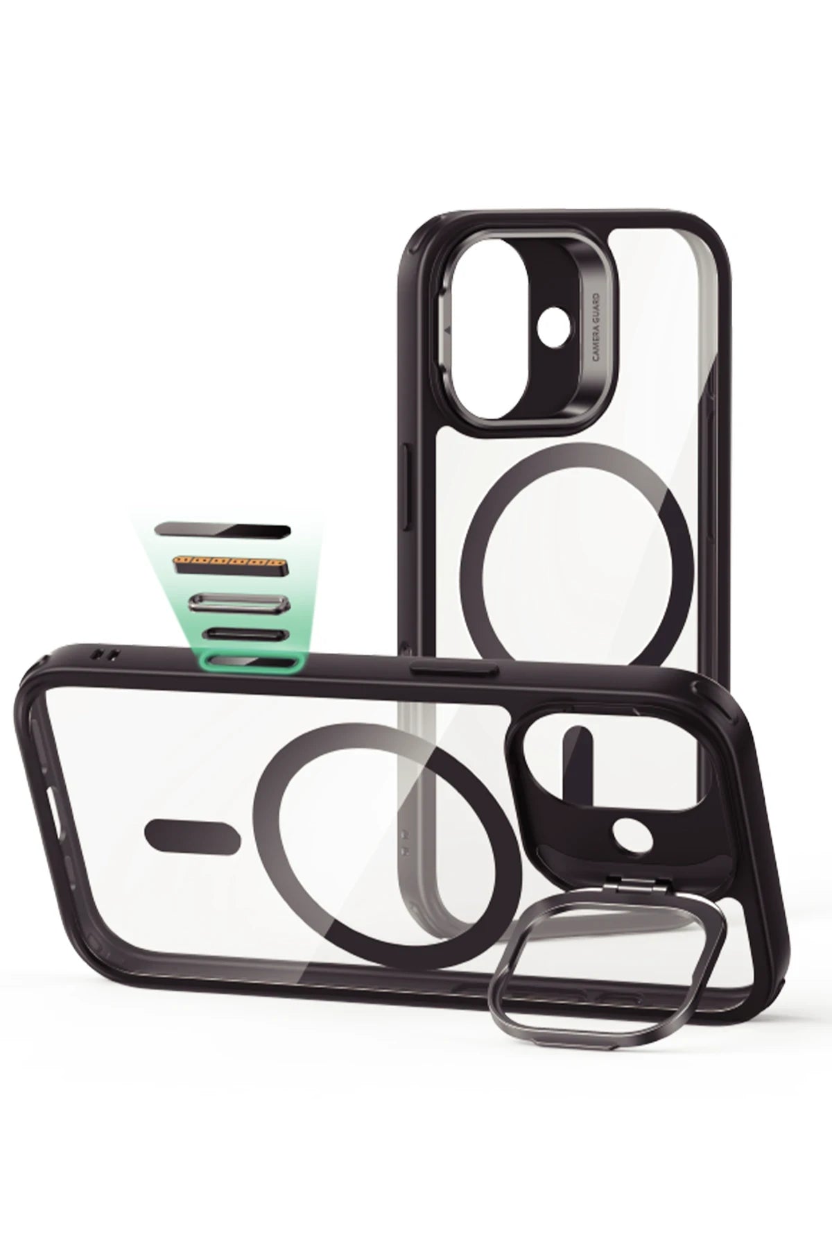 ESR iPhone 17 Classic Hybrid Magsafe Standlı Telefon Kılıfı