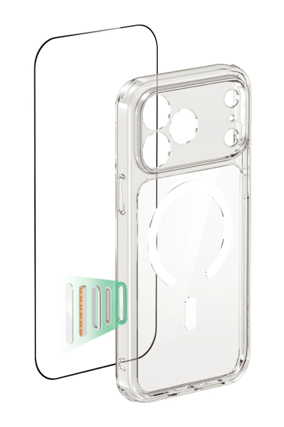ESR Apple iPhone 17 Pro Classic Hybrid Magsafe Telefon Kılıfı + Cam Hediyeli Set