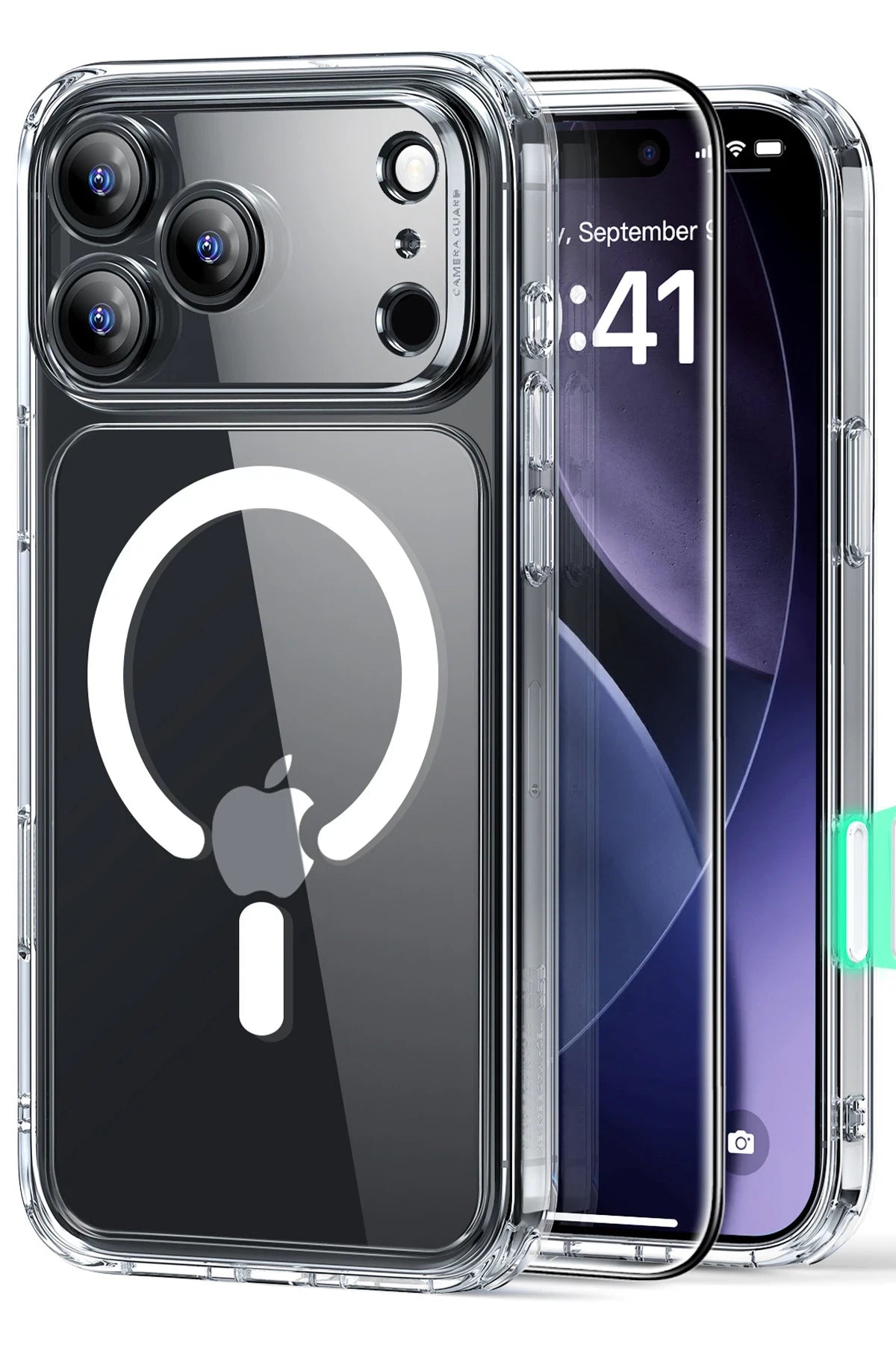ESR Apple iPhone 17 Pro Classic Hybrid Magsafe Telefon Kılıfı + Cam Hediyeli Set