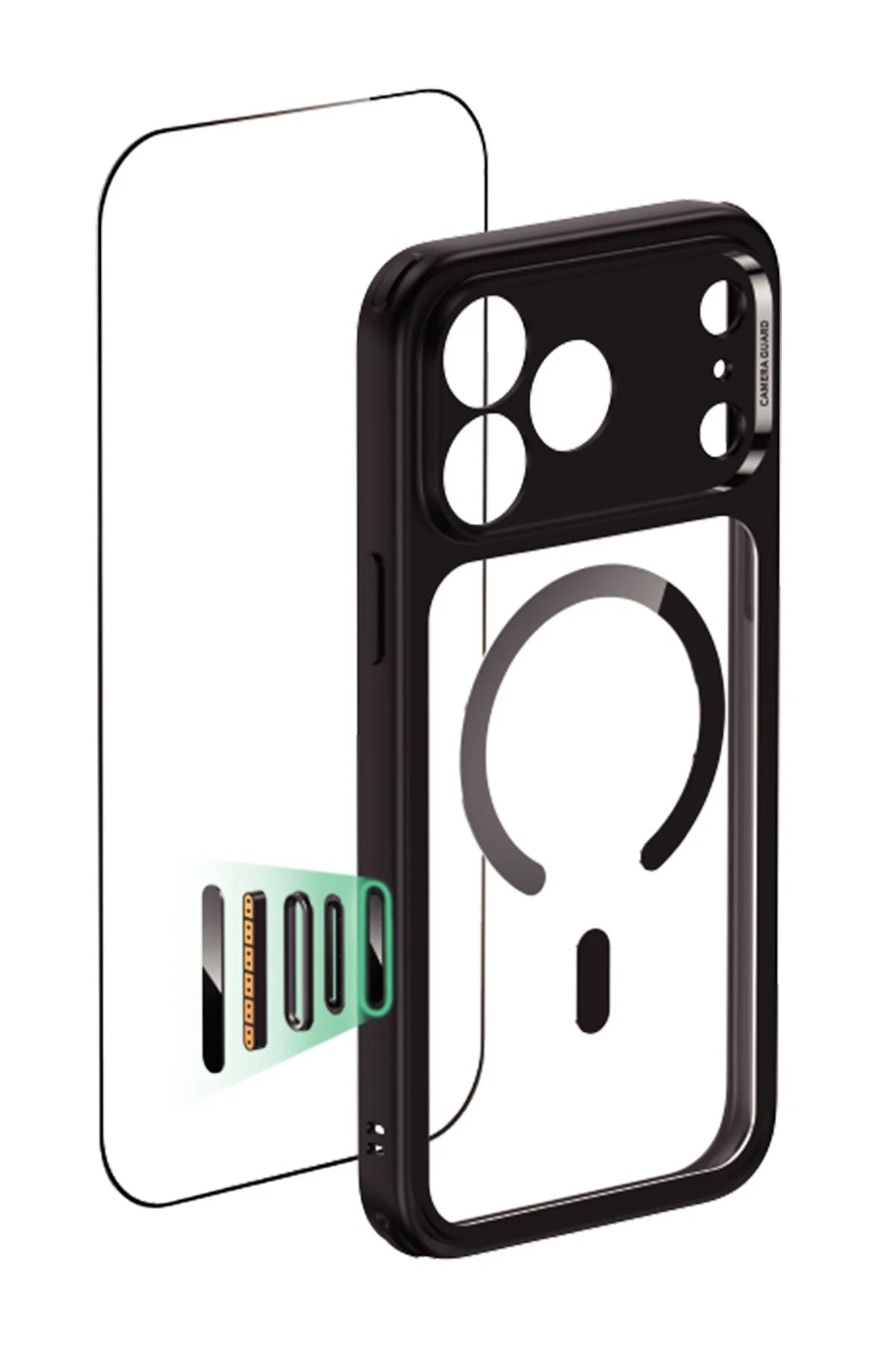ESR Apple iPhone 17 Pro Classic Hybrid Magsafe Telefon Kılıfı + Cam Hediyeli Set