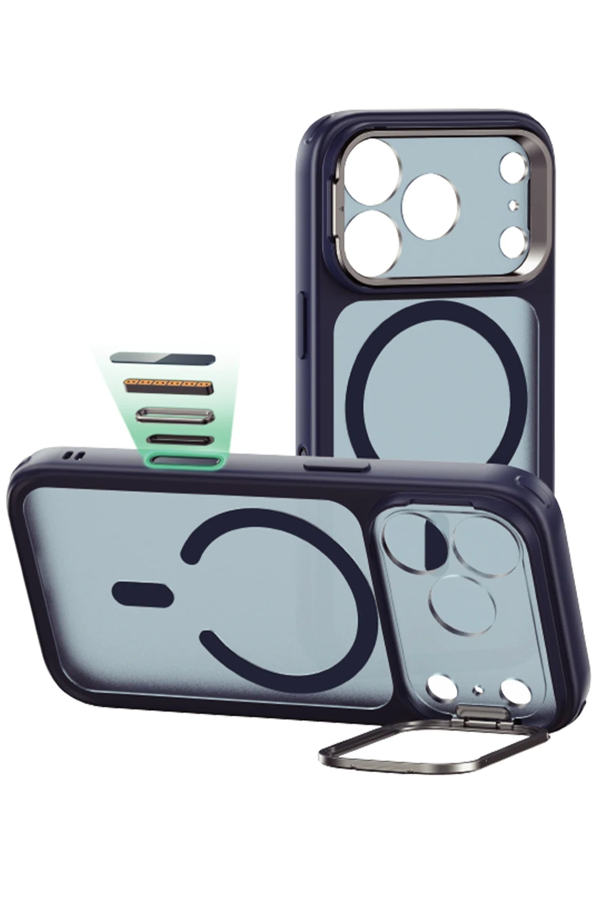 ESR iPhone 17 Pro Classic Hybrid Magsafe Standlı Telefon Kılıfı