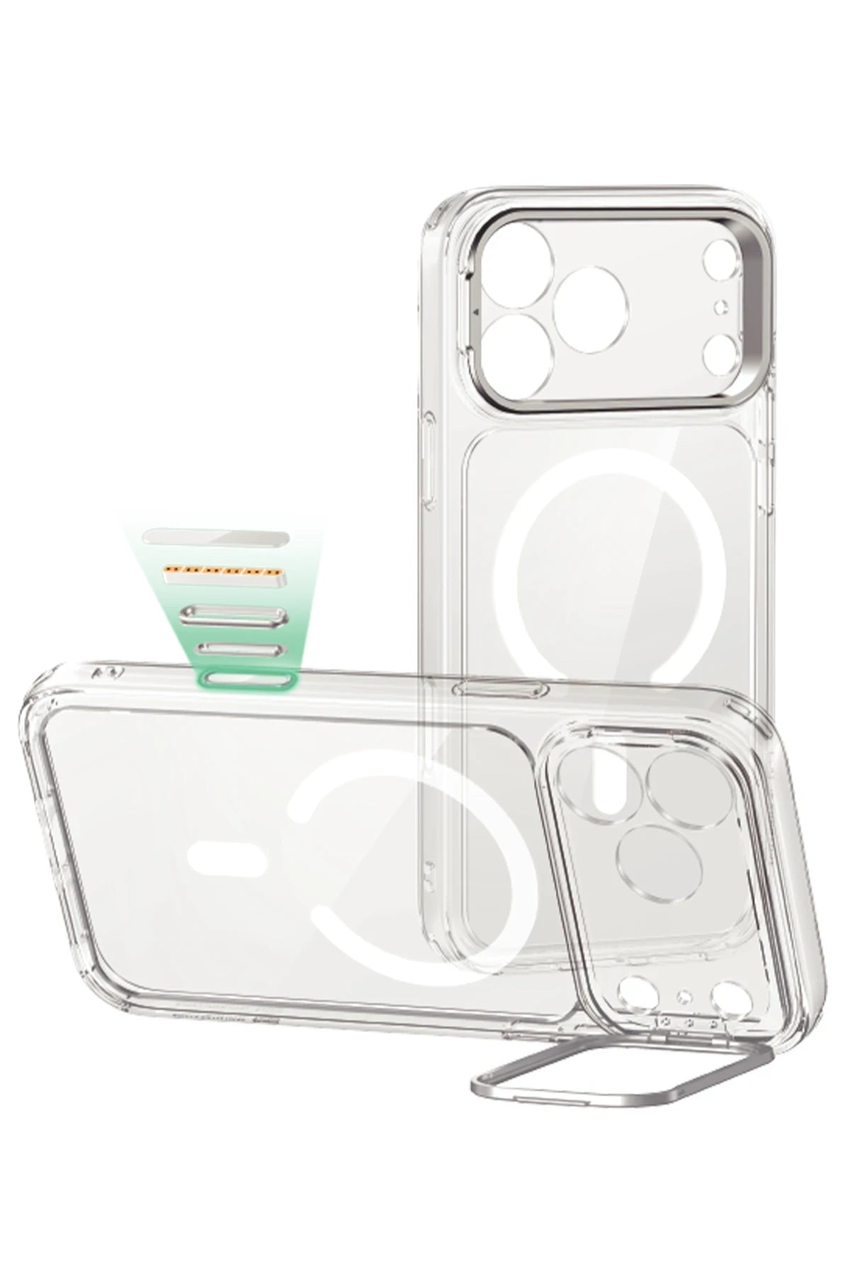 ESR iPhone 17 Pro Classic Hybrid Magsafe Standlı Telefon Kılıfı