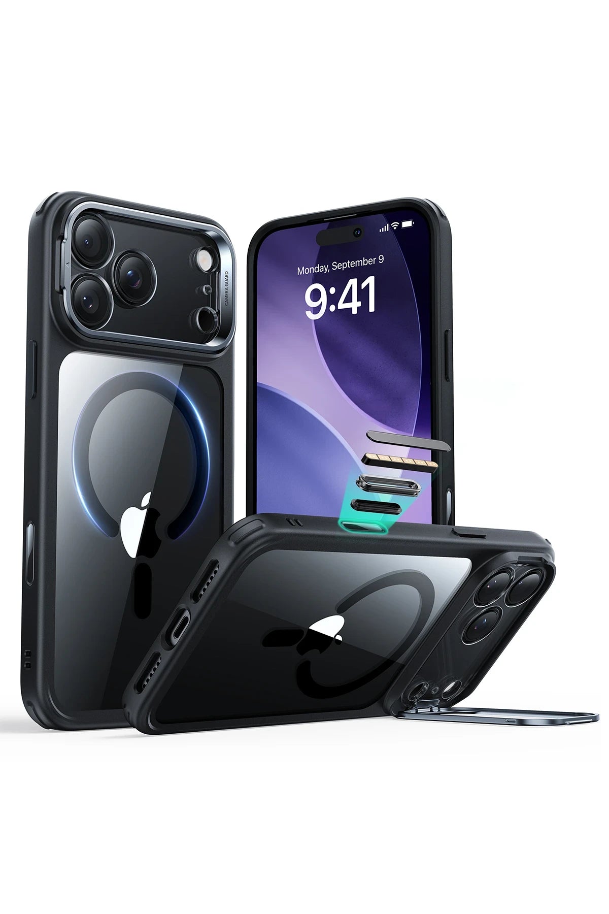 ESR iPhone 17 Pro Classic Hybrid Magsafe Standlı Telefon Kılıfı