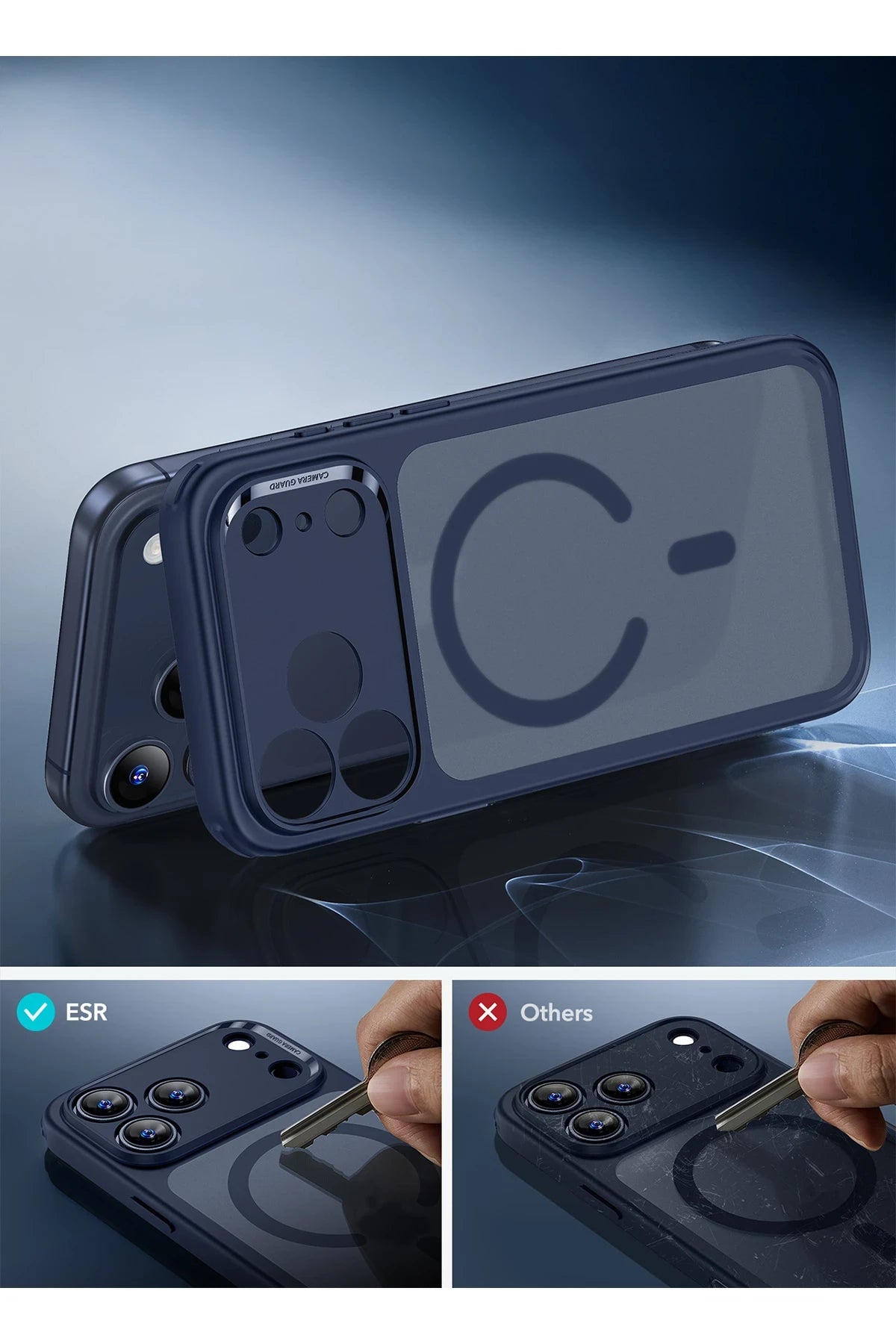 ESR Apple iPhone 17 Pro Max Classic Hybrid Magsafe Telefon Kılıfı