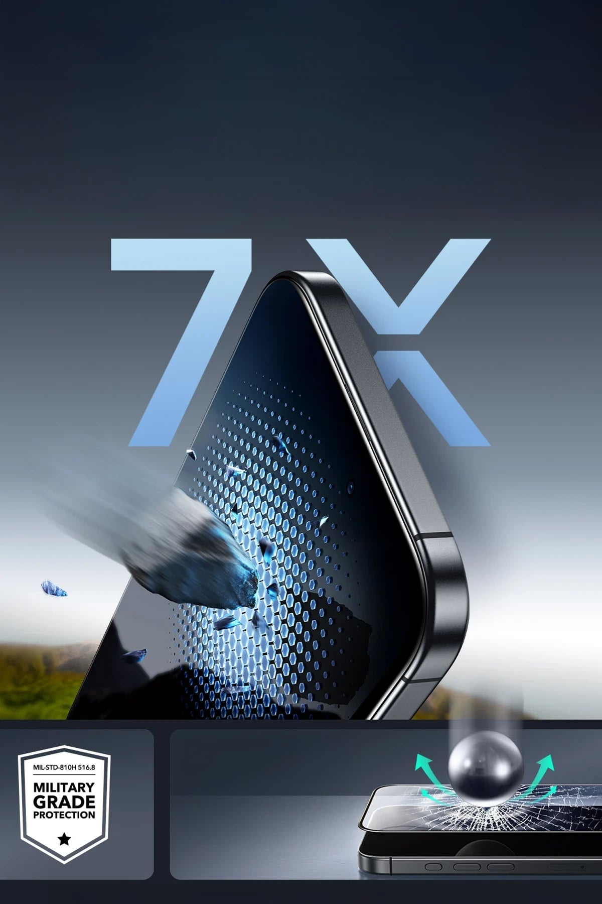 ESR iPhone 17 Pro UltraFit Armorite Kolay Uygulama Aparatlı Ekstra Darbe Emici Cam Ekran Koruyucu 2 Adet