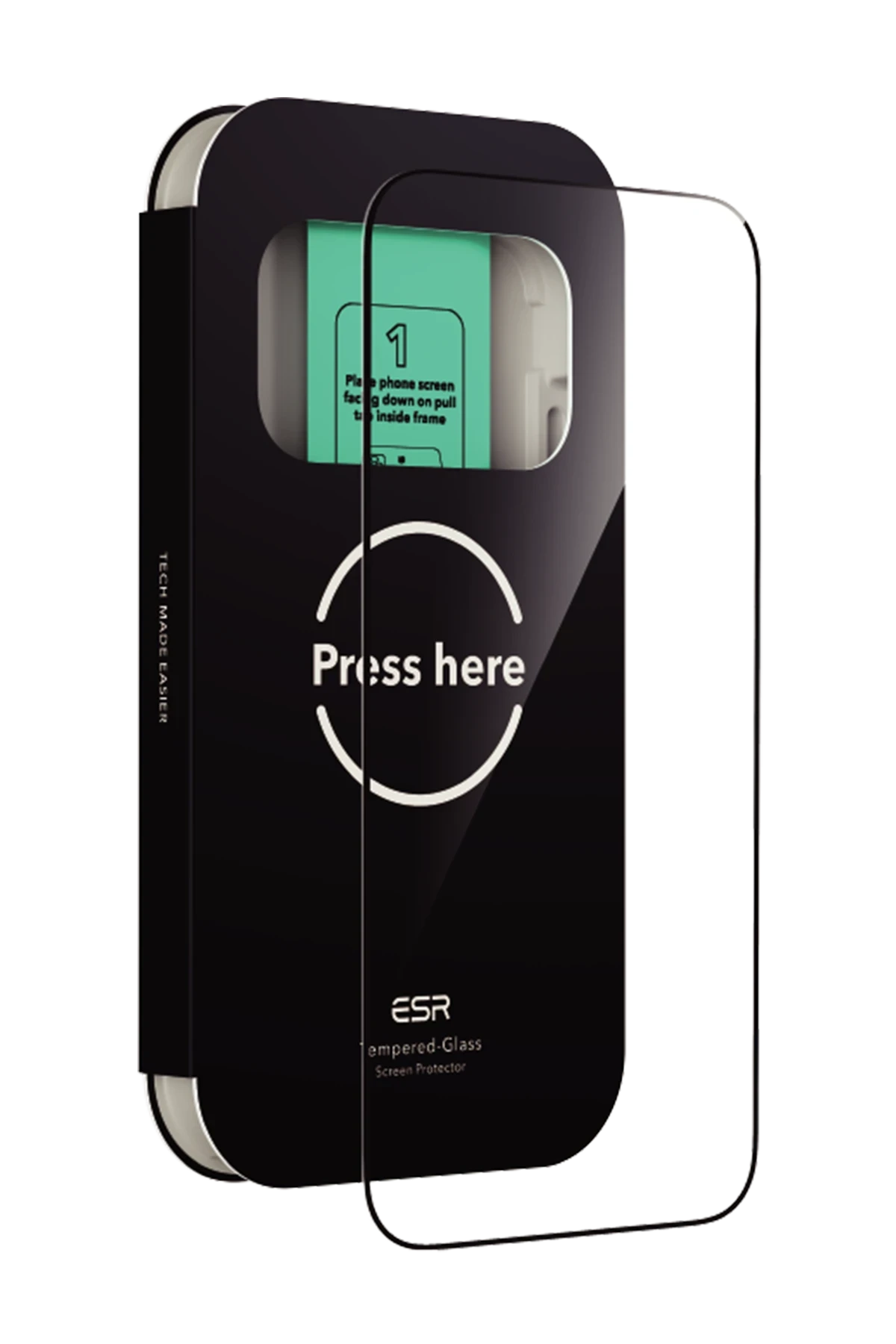 ESR iPhone 17 Pro Max UltraFit Classic Kolay Uygulama Aparatlı Cam Ekran Koruyucu 2 Adet