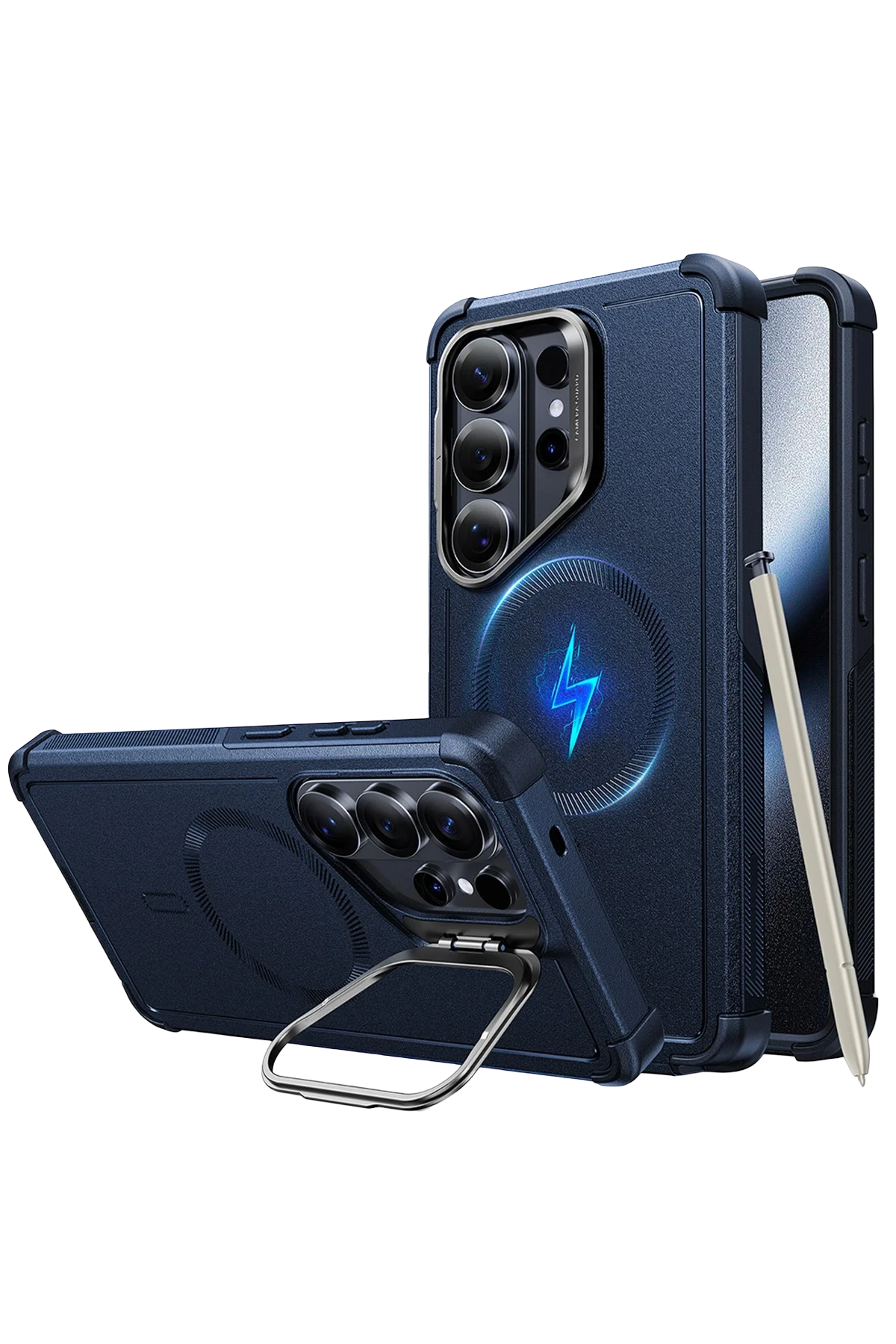 ESR Samsung Galaxy S26 Ultra Cyber Tough Magsafe Stantlı Telefon Kılıfı