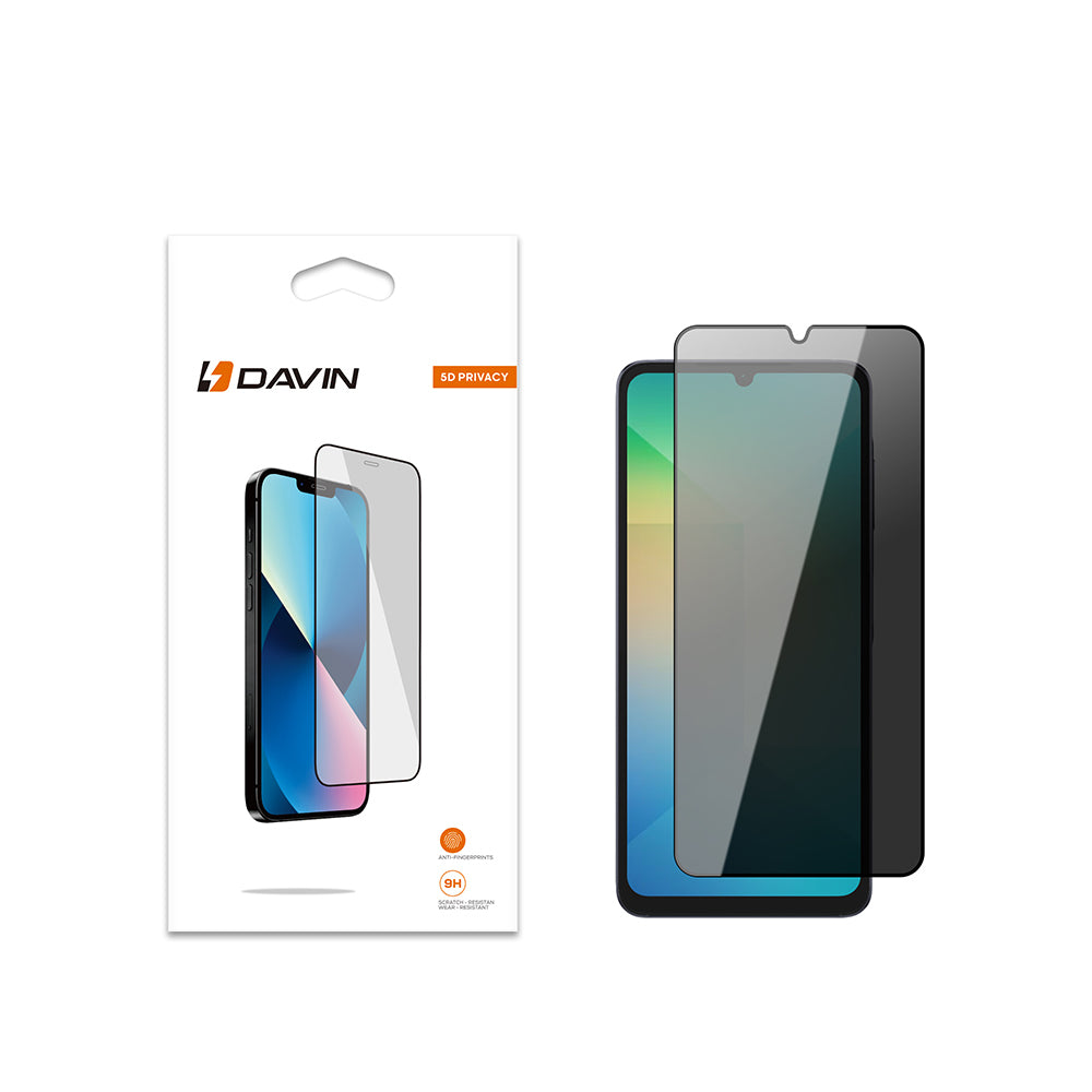 Samsung Galaxy A06 Davin 5D Privacy Cam Ekran Koruyucu