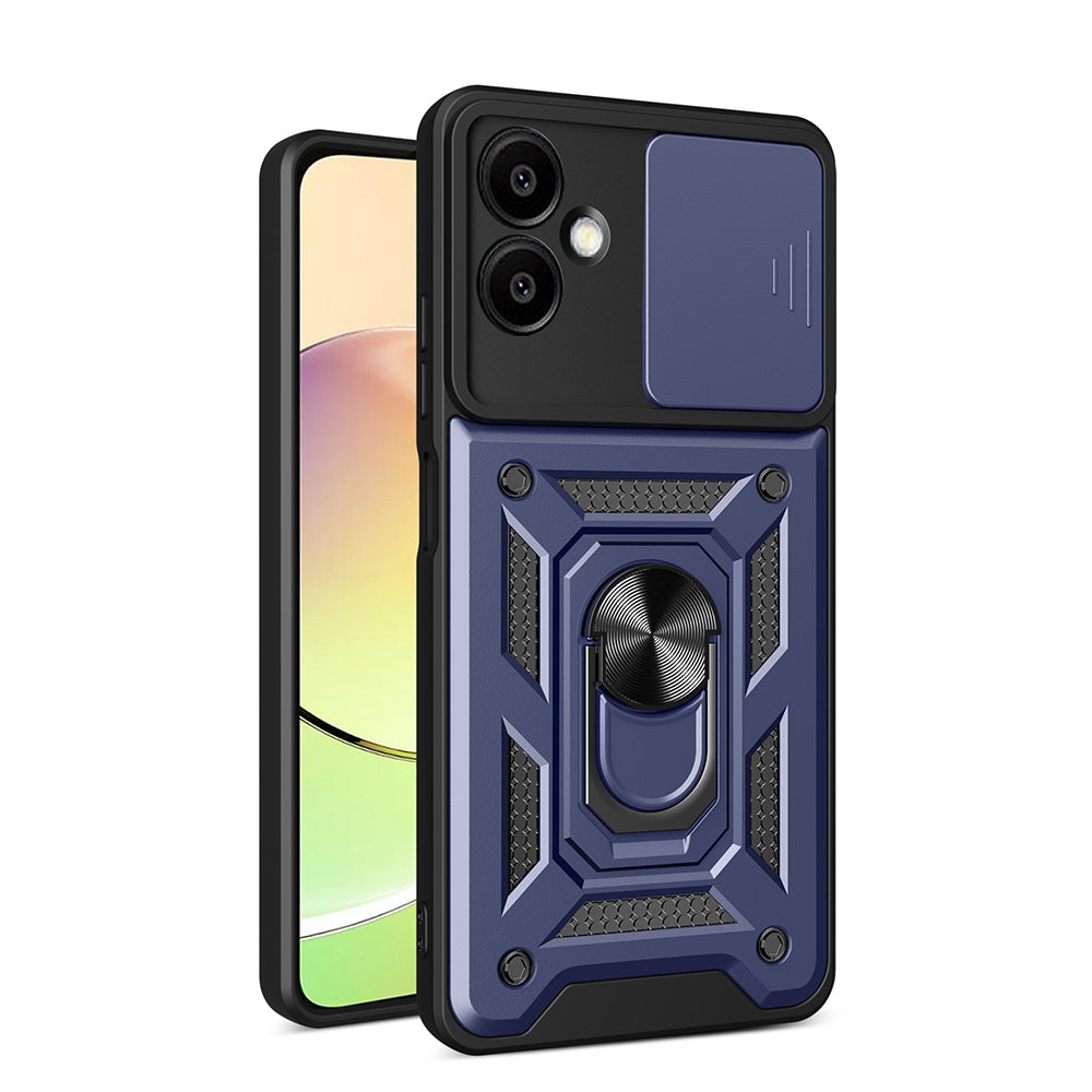 Cepax Galaxy A06 Magnetik Standlı Kamera Korumalı Sürgülü Vega Kılıf