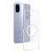 Cepax Galaxy A07 Kamera Korumalı M-Safe Şarj Özellikli Şeffaf London Sert PC Kılıf
