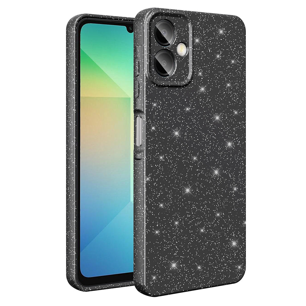 Cepax Galaxy A07 Kamera Korumalı Simli Lüks Koton Kılıf