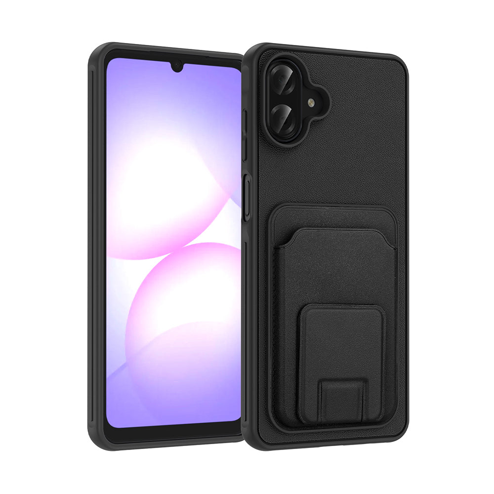 Cepax Galaxy A07 Kartlıklı TPU Bikart Kılıf