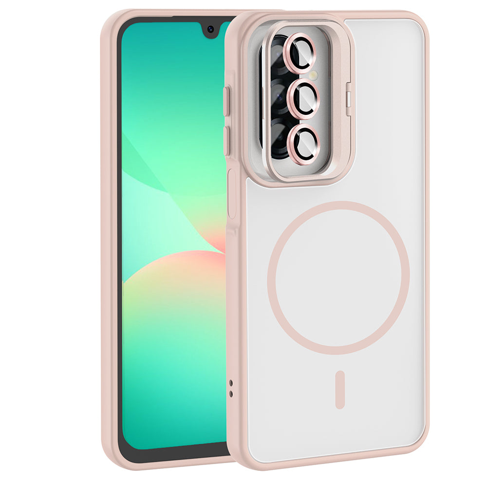 Cepax Galaxy A17 Standlı ve Kamera Lens Hediyeli Etro Kılıf