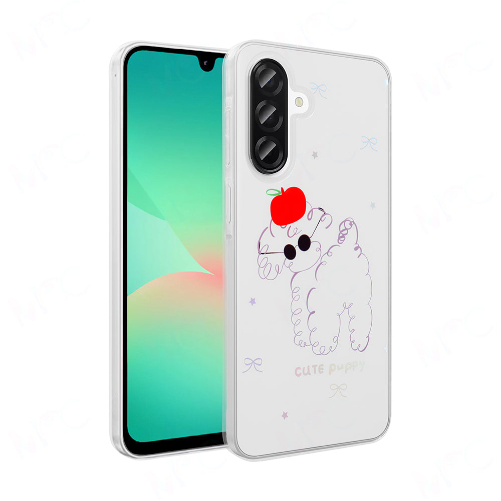 Cepax Galaxy A26 Şeffaf Figürlü Folk Sert Kılıf