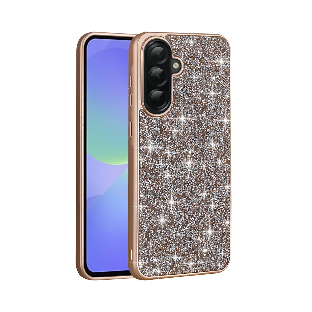 Cepax Galaxy A36 Parlak Taşlı Tasarım Pırlanta Kılıf
