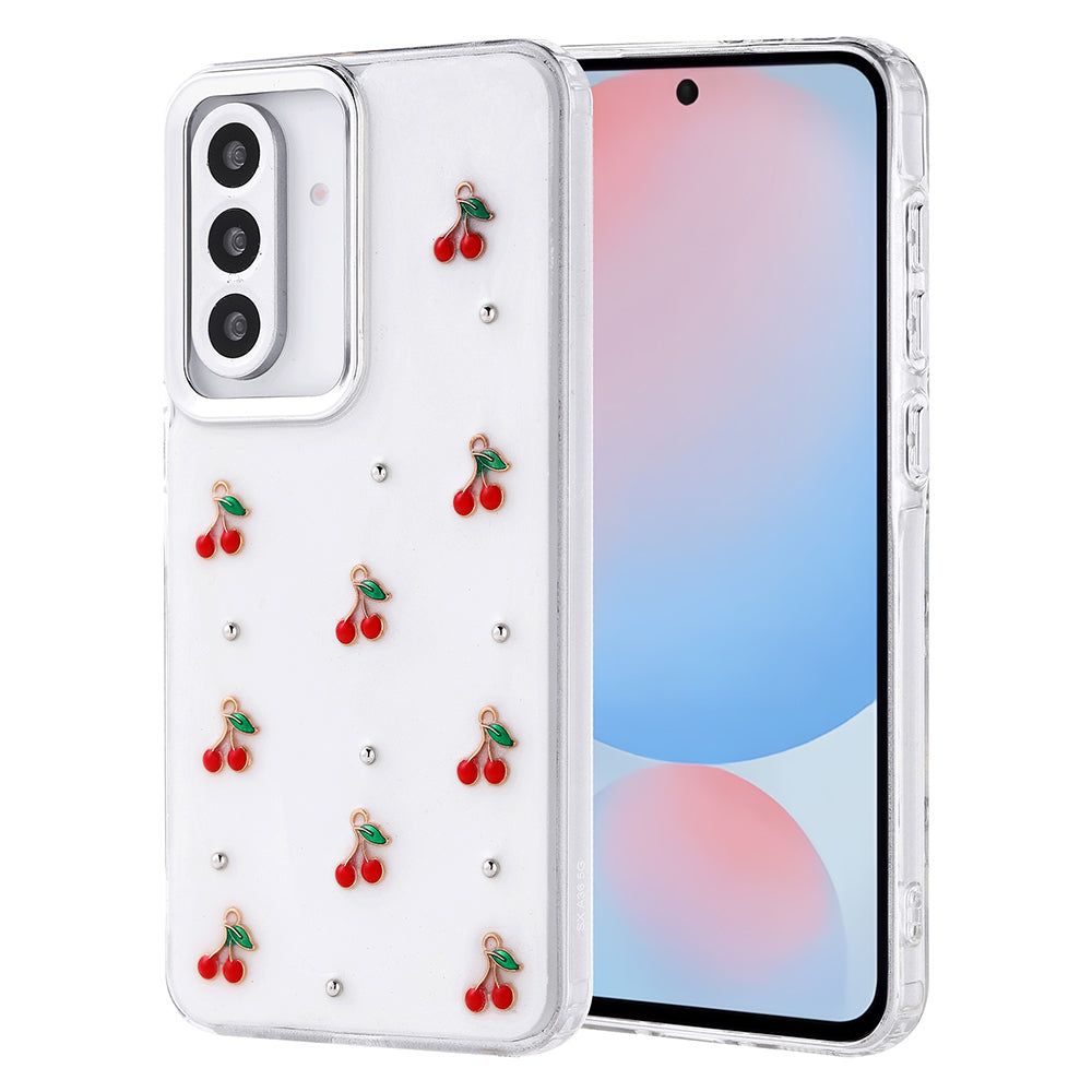 Cepax Galaxy A56 Airbag Tasarımlı Simli Şeffaf Kutup Kılıf