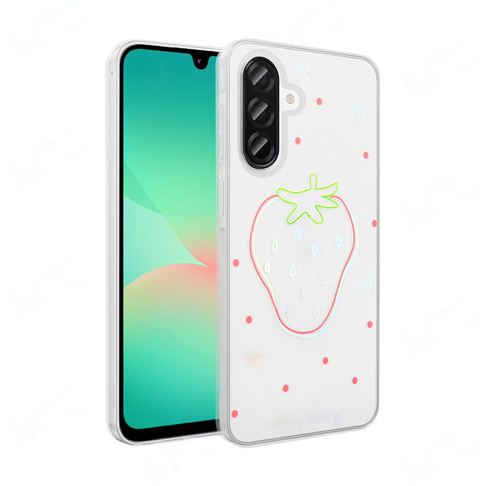Cepax Galaxy A56 Şeffaf Figürlü Folk Sert Kılıf