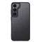 Wlons Radison Galaxy S23 Kılıf Aramid Karbon Fiber M-safe Özellikli Telefon Kılıfı