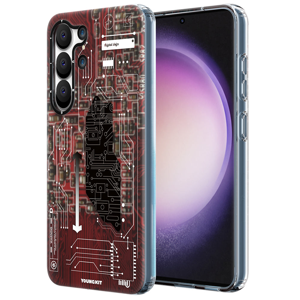 YoungKit Technology Serisi Galaxy S23 Telefon Kılıfı - 1