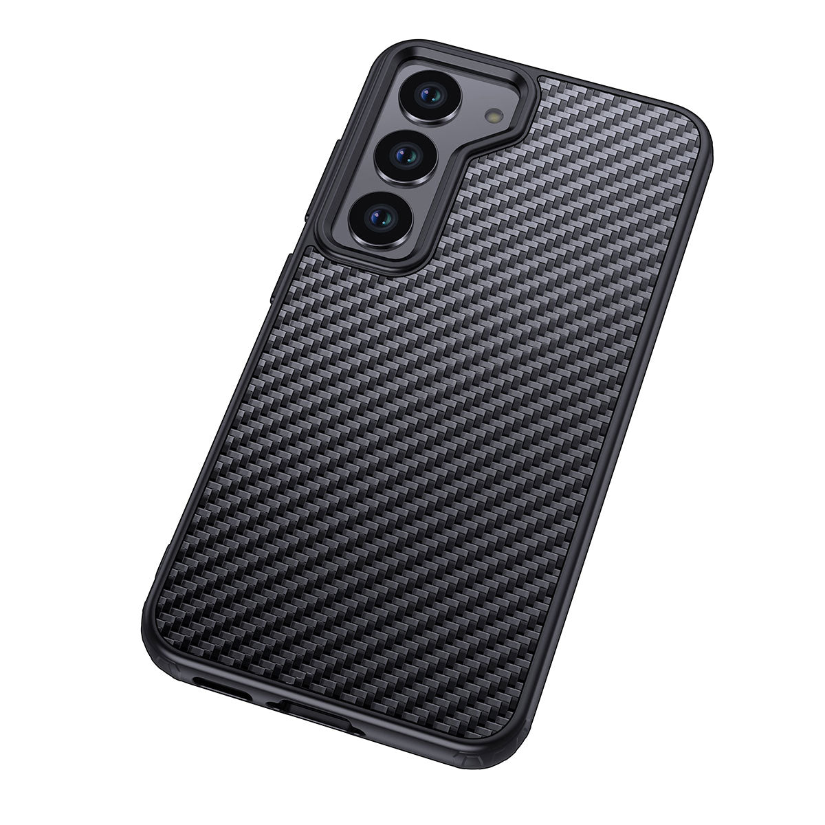 Wlons Radison Galaxy S23 Plus Aramid Karbon Fiber M-safe Özellikli Telefon Kılıfı