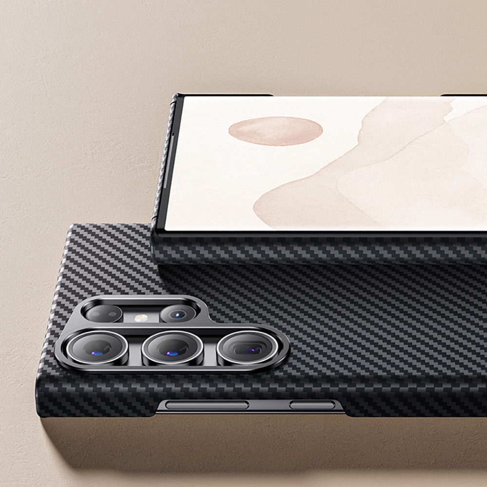 Benks Galaxy S23 Plus M-safe Şarj Özellikli Magnetik ArmorAir 600D Kevlar Fiber Kılıf