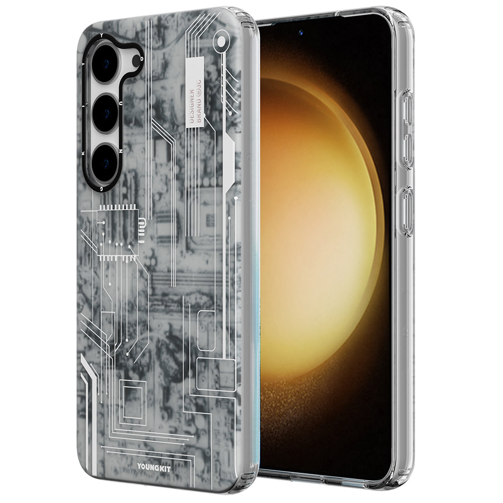 YoungKit Technology Serisi Galaxy S23 Plus Telefon Kılıfı - 1