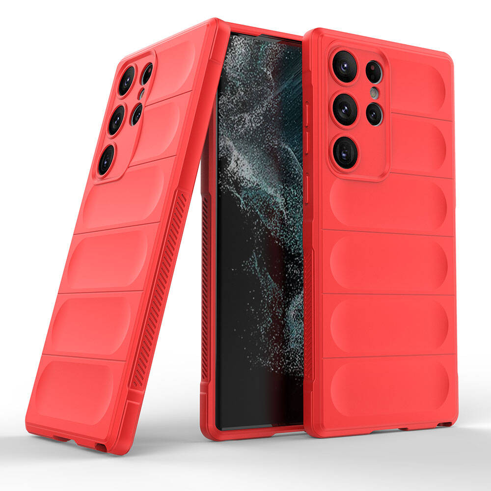 Cepax Galaxy S23 Ultra Esnek TPU Oyuklu Arka Yüzey Tasarımlı Etnik Silikon Kılıf
