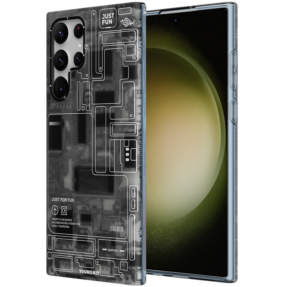 Galaxy S23 Ultra Kılıf YoungKit Technology Serisi Kılıf - 1