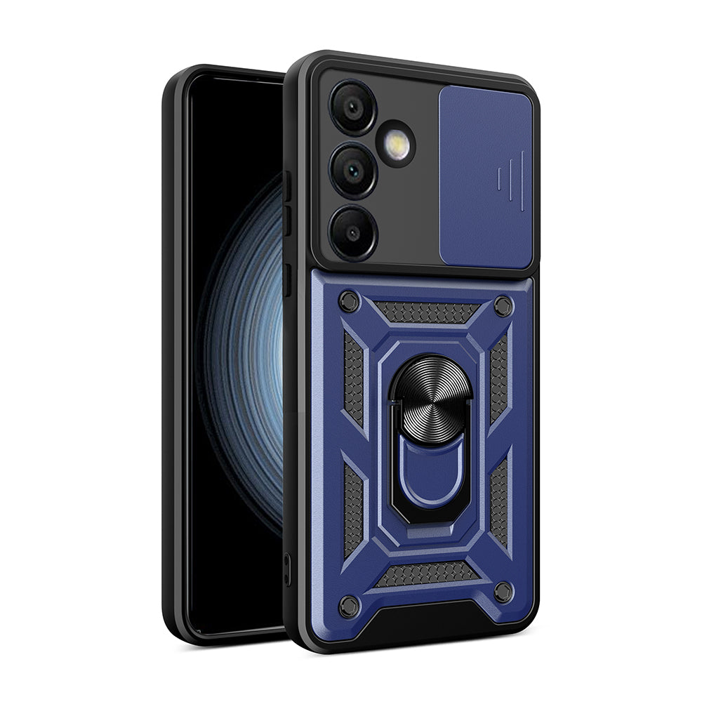 Cepax Galaxy S24 FE Magnetik Standlı Kamera Korumalı Sürgülü Vega Kılıf
