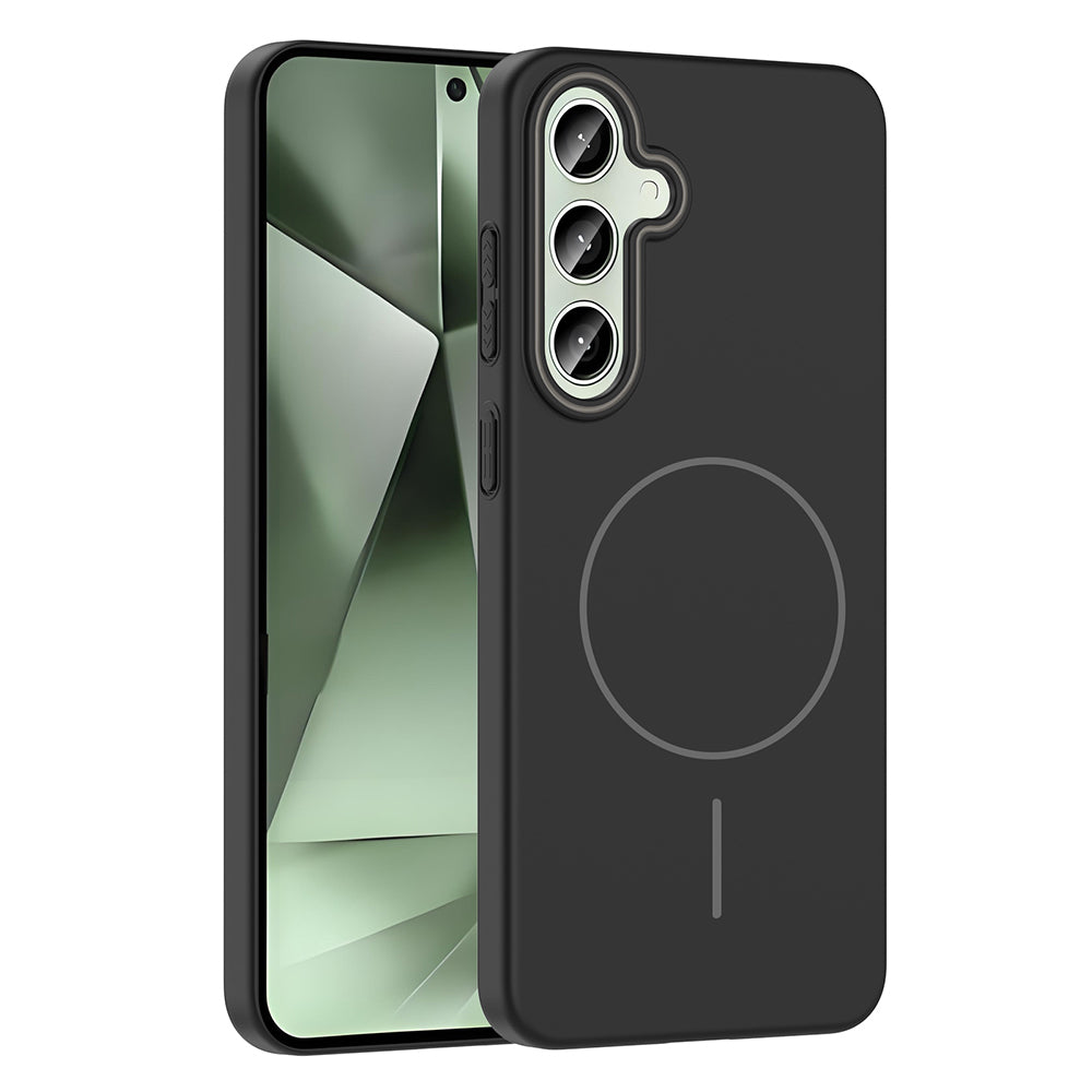 Cepax Galaxy S24 FE M-safe Şarj Özellikli Ruby Sert Kılıf