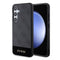 Guess Galaxy S24 Orjinal Lisanslı PU Deri Şerit Logo Dizaynlı Kılıf