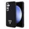 Guess Galaxy S24 Orjinal Lisanslı Taşlı Arka Yüzey Üçgen Logolu Kılıf