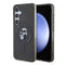 Karl Lagerfeld Galaxy S24 Orjinal Lisanslı M-safe Şarj Özellikli Karl & Choupette IML Baskılı Kılıf