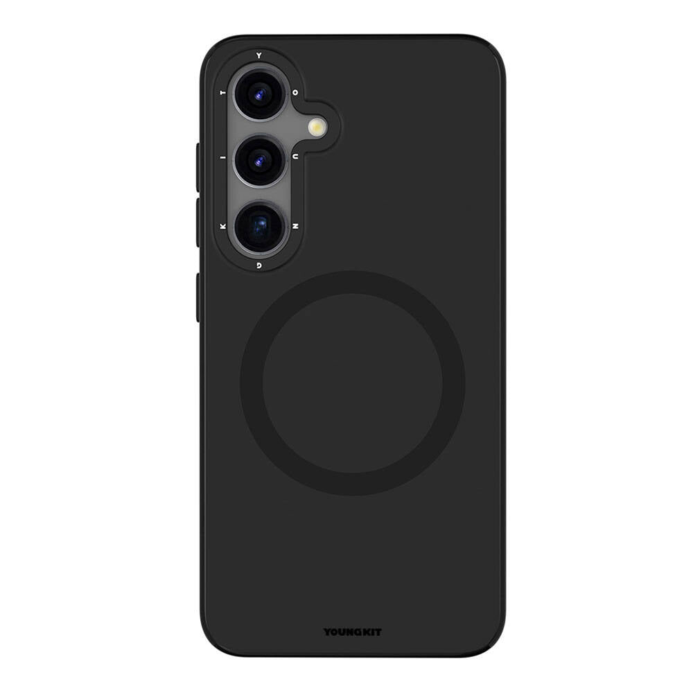 Youngkit Velvet Serisi Galaxy S24 Kılıf Magsafe Şarj Özellikli Çizilmeye Ve Aşınmaya Dayanıklı Telefon Kılıfı - 1
