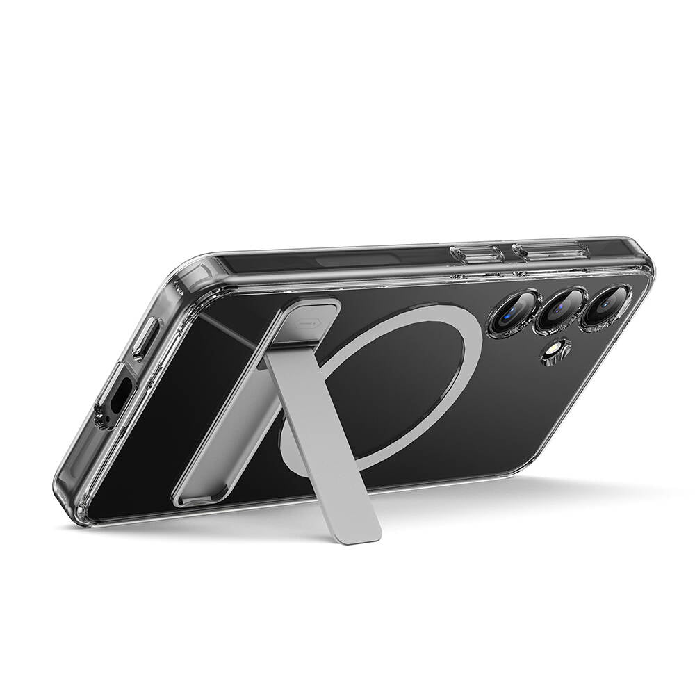 Wiwu KCC-025 Aurora Serisi Galaxy S24 M-safe Şarj Özellikli Kamera Korumalı Standlı Kılıf