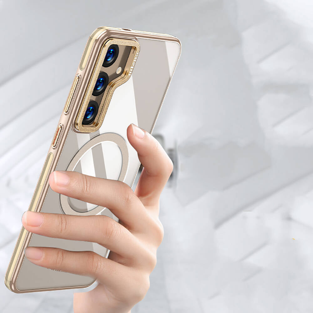 Wlons Galaxy S24 M-safe Şarj Özellikli Standlı Efsane Kılıf