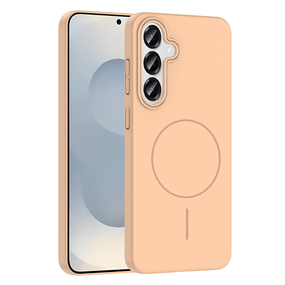 Cepax Galaxy S24 M-safe Şarj Özellikli Ruby Sert Kılıf