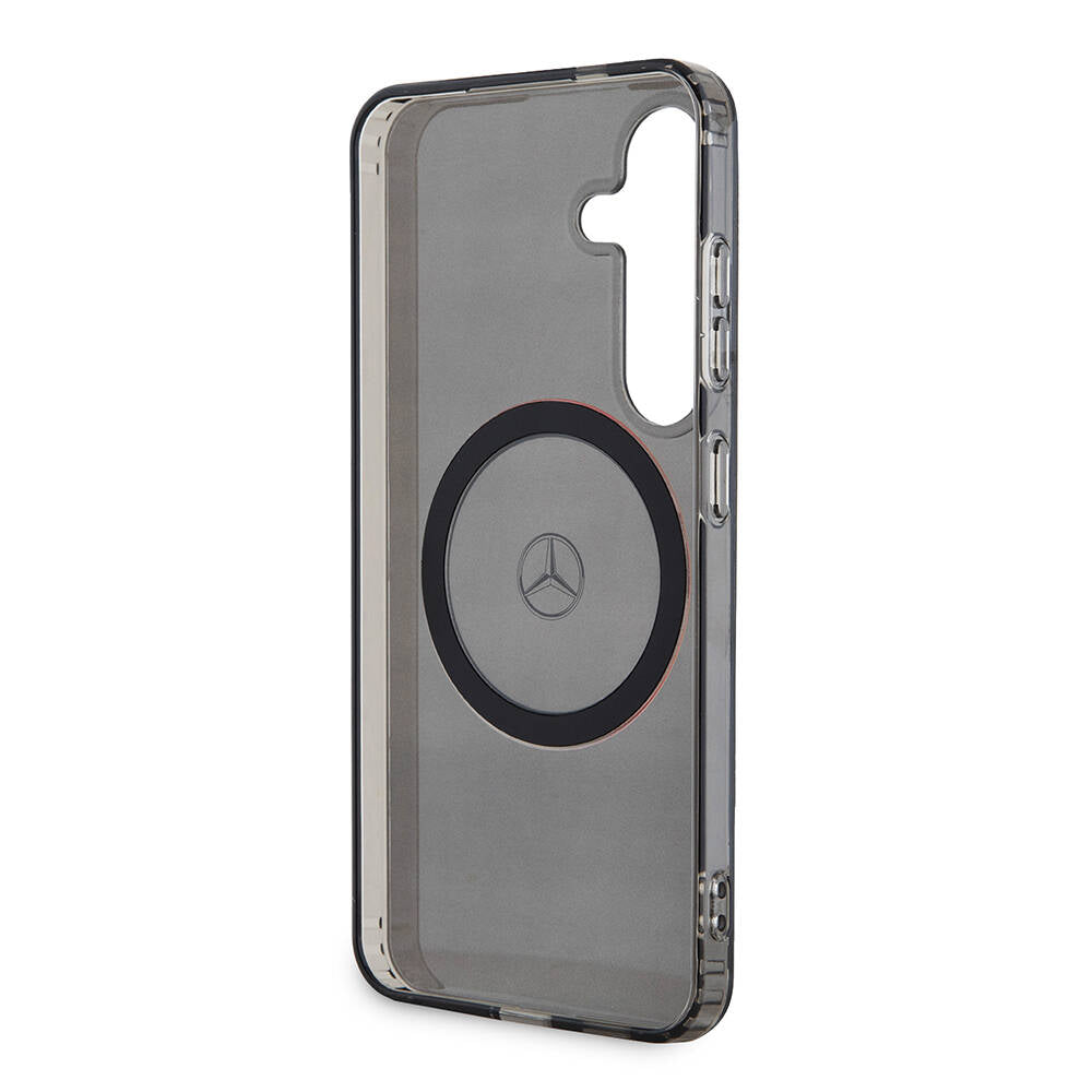 Mercedes Benz Galaxy S24 Orjinal Lisanslı IML Yıldız Logolu Red Ring Magsafe Kılıf