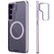 Youngkit Crystal Grid Galaxy S24 Plus Kılıf Magsafe Şarj Özellikli Sararma Önleyici Telefon Kılıfı