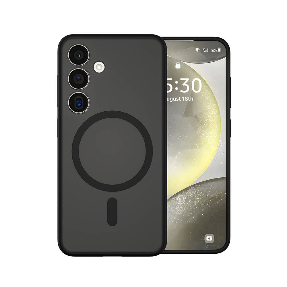 Wiwu FGG-024 Galaxy S24 Plus M-safe Şarj Özellikli Lekelere Dayanıklı Kılıf
