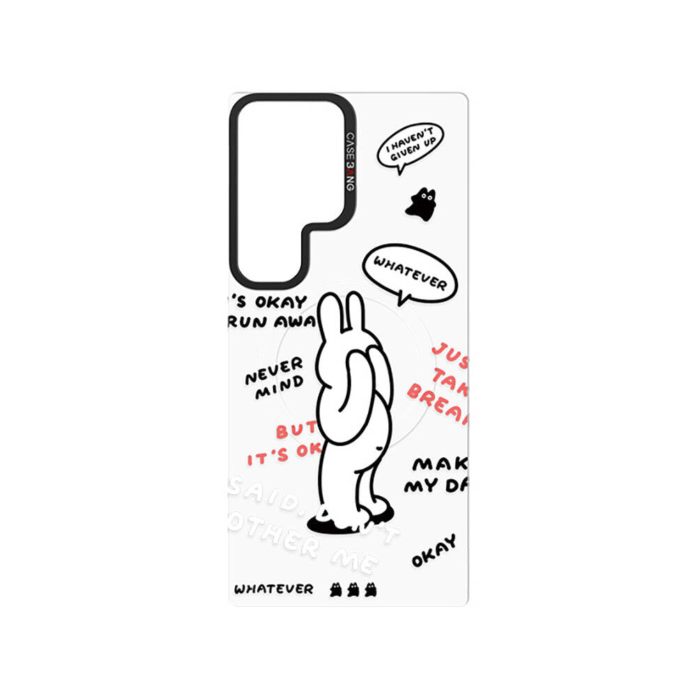 Galaxy S24 Plus M-safe Şarj Özellikli Casebang Chill Out Serisi Mıknatıslı Arka Panel