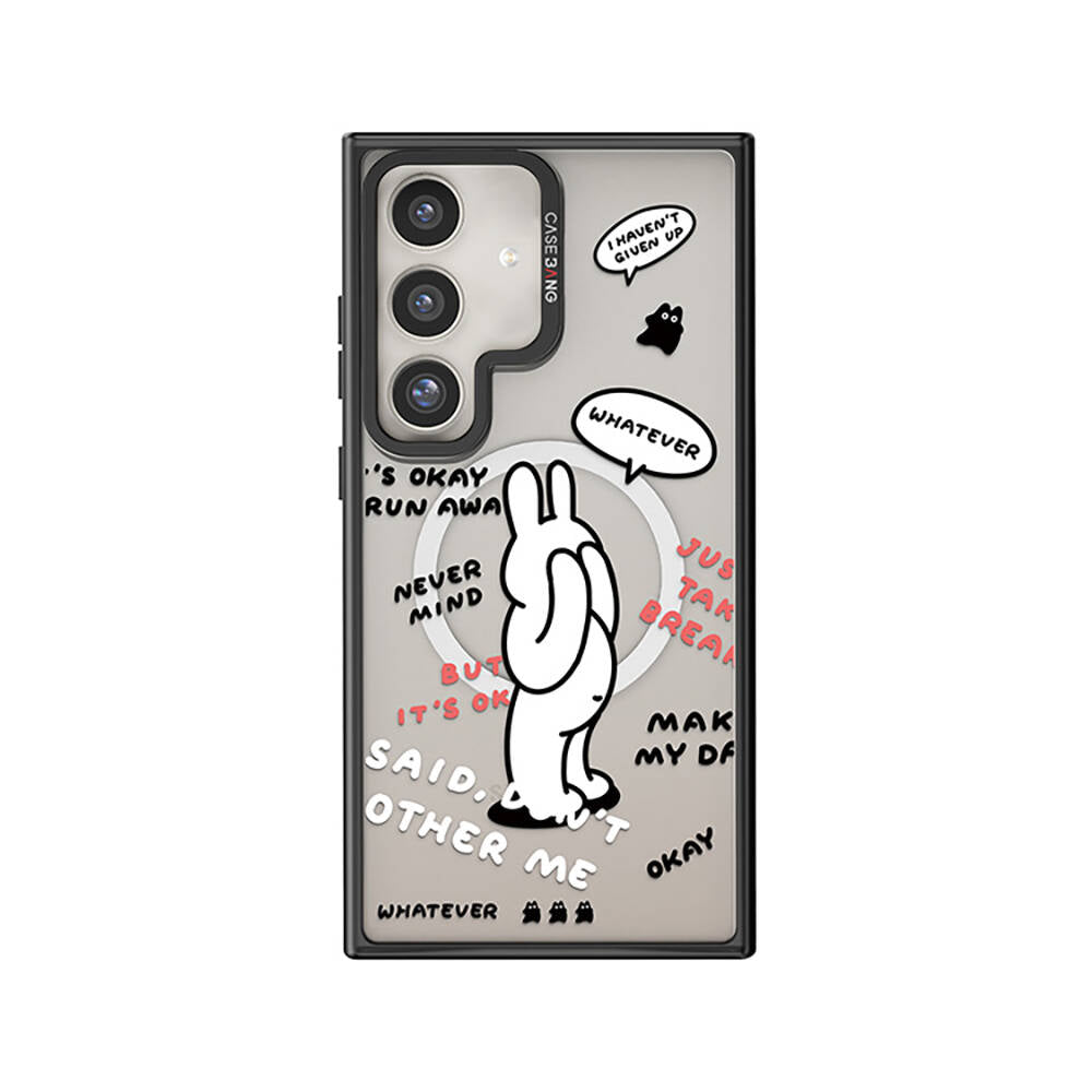 Galaxy S24 Plus M-safe Şarj Özellikli Casebang Chill Out Serisi Mıknatıslı Arka Panel